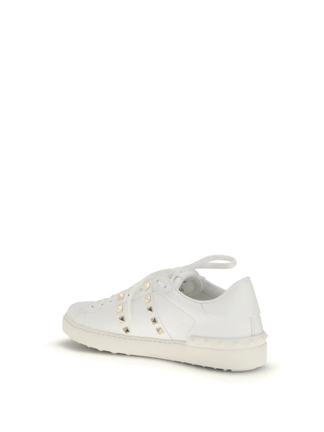 Valentino Garavani Rockstud Untitled Sneakers - White/White