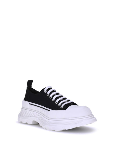 Alexander Mcqueen Tread Slick Sneakers - Black/White