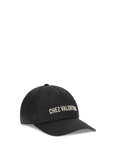 Valentino Garavani Chez Valentino Baseball Hat - Black/Burro