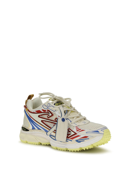 Off-White Be Right Back Sneakers - Royal Blue - Brick Red