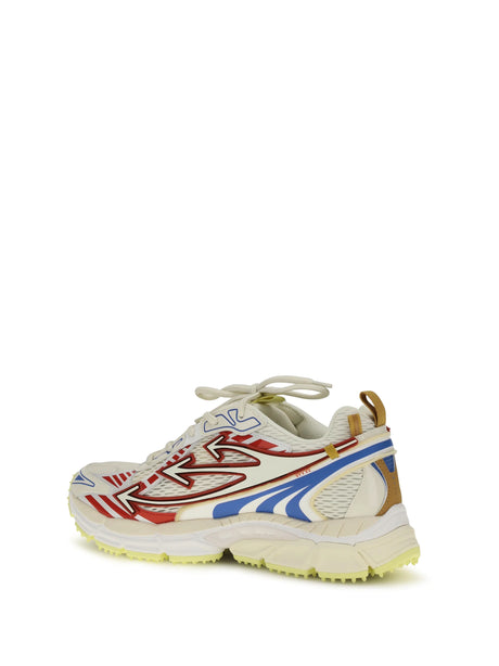 Off-White Be Right Back Sneakers - Royal Blue - Brick Red