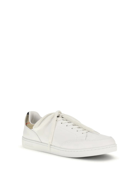 Burberry Low-Top Sneakers - P. White/Sand Ip Chk
