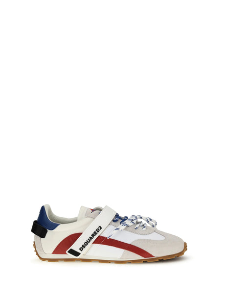 Dsquared2 DC-642 Sneakers - Bianco+Rosso+Blu