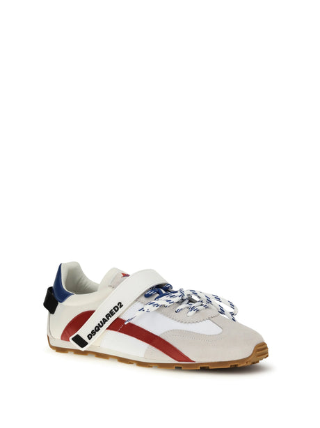 Dsquared2 DC-642 Sneakers - Bianco+Rosso+Blu