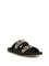 Burberry Check suede Urchin Sandals - Black