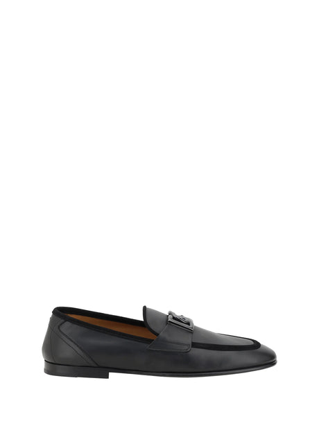 Dolce & Gabbana Leather Loafers - Black