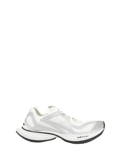 Balenciaga Circuit Sneakers - White/Silver
