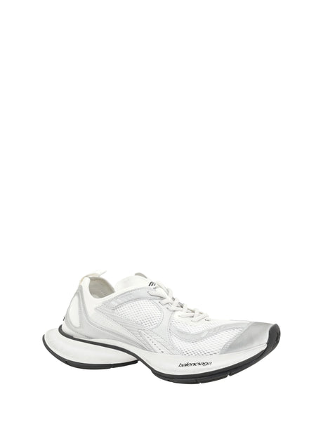 Balenciaga Circuit Sneakers - White/Silver