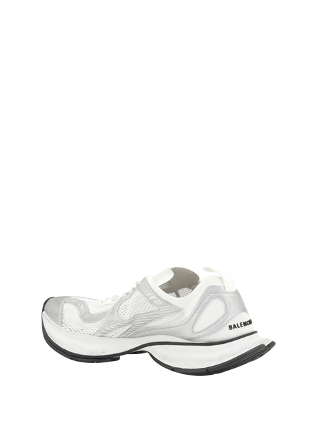 Balenciaga Circuit Sneakers - White/Silver