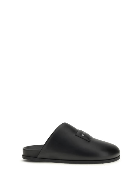 Givenchy Leather Mules - Black