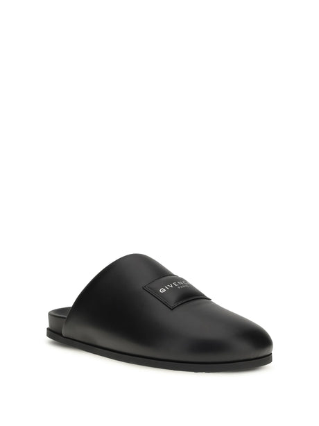 Givenchy Leather Mules - Black