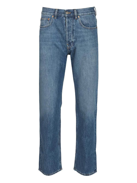 Valentino Garavani Straight Leg Jeans - Blue