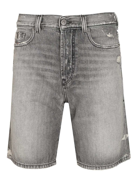 Diesel Denim Shorts - Grey