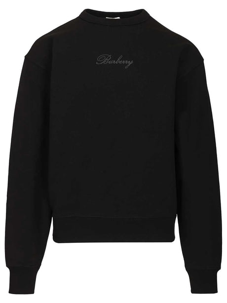 Burberry Cotton Sweatshirt - Black