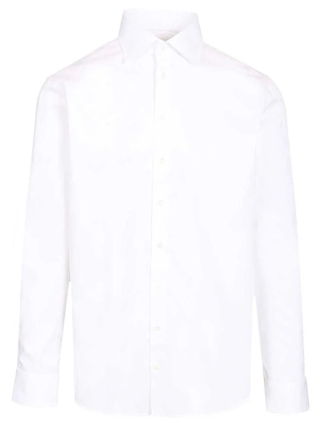 Giorgio Armani Classic Cotton Shirt - White