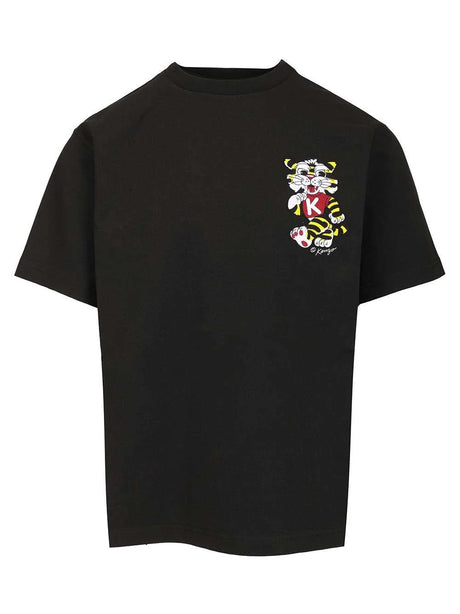 Kenzo Oversized T-Shirt 'Kenzo Wild Tiger' - Black