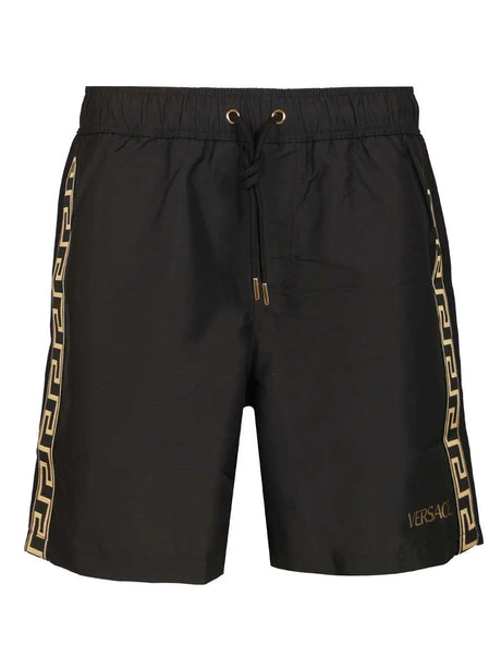 Versace Nylon Swim Shorts - Black