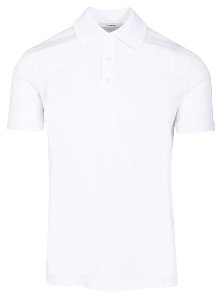 Givenchy Regular Fit Short Sleeve Polo - White