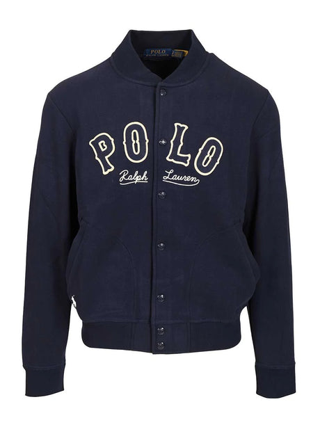 Polo Ralph Lauren Rl Fleece Western-Logo Jacket - Blue