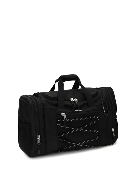 Balenciaga Hyke Gym Shoulder Bag - Black/White