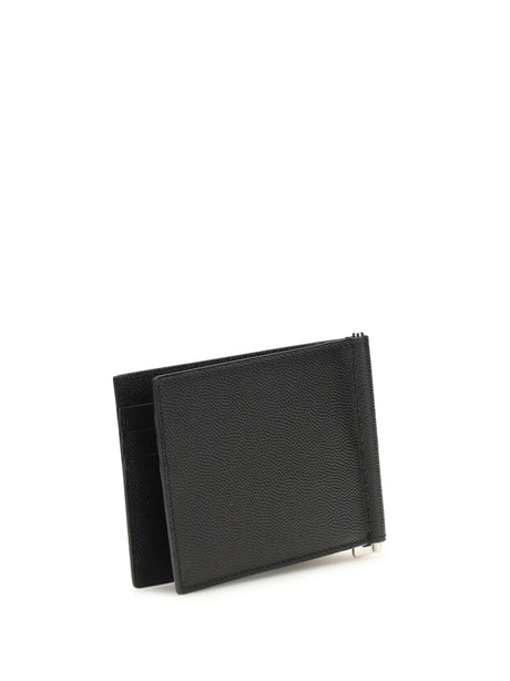 Saint Laurent Leather Wallet - Black