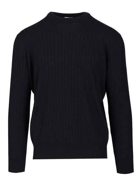 Bottega Veneta Ribbed Wool Sweater - Blue