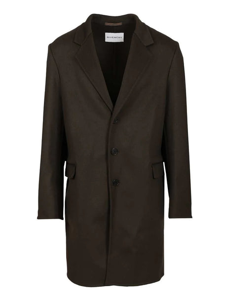 Givenchy Wool And Cashmere Coat - Green
