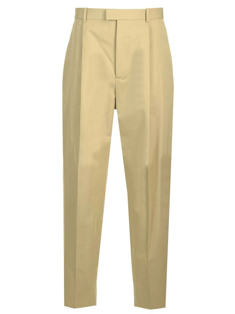 Bottega Veneta Cotton Twill Trousers - Beige
