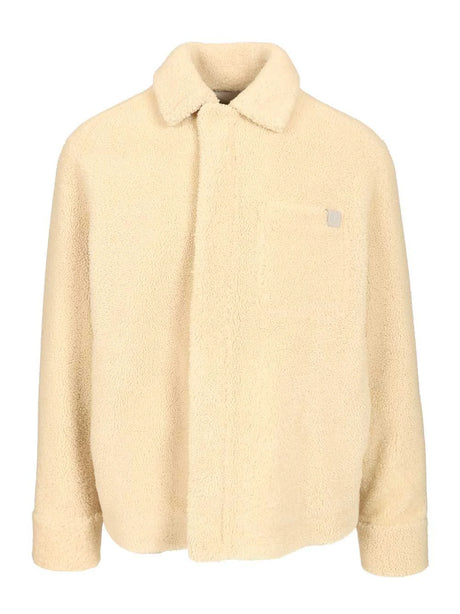 Loewe Shearling Overshirt - White