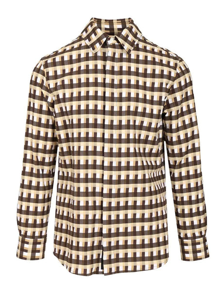 Bottega Veneta Checked Shirt - Multi