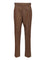 Zegna Dark Foliage Cotton And Wool Trousers - Brown