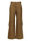 Off-White Bookish Style Cotton Cargo Pants - Brown
