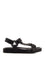 Bottega Veneta Black Leather Sandal