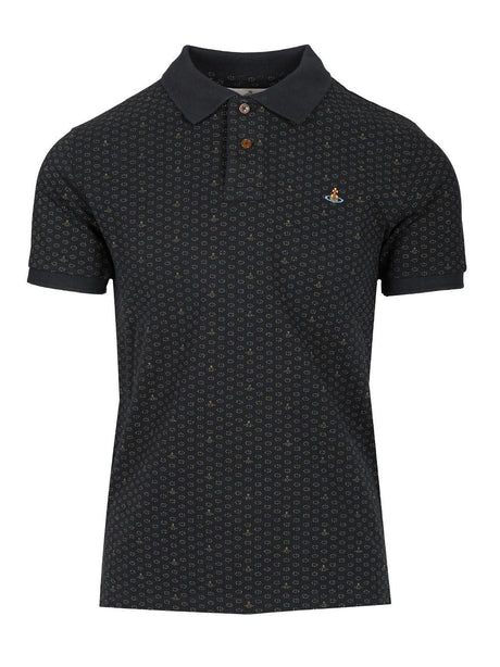 Vivienne Westwood Polka Dot Polo Shirt - Grey