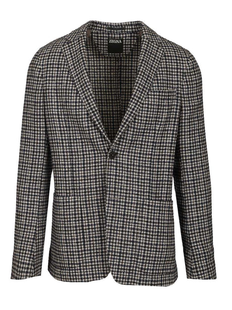 Zegna Unlined Wool And Silk Jacket - Multi