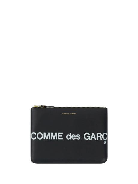 Comme Des Garcons Leather Coin Purse - Black