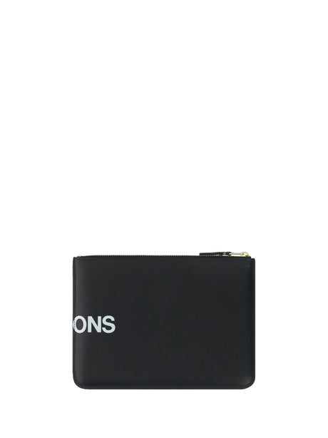 Comme Des Garcons Leather Coin Purse - Black