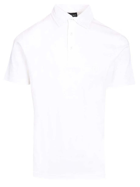 Giorgio Armani Cotton Polo Shirt - White