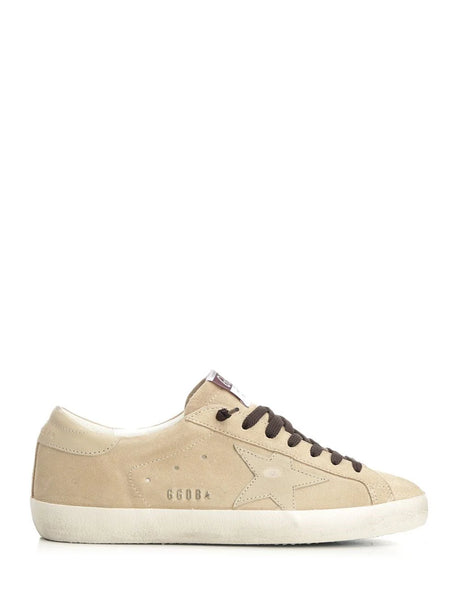 Golden Goose Super Star Suede Sneaker - Beige