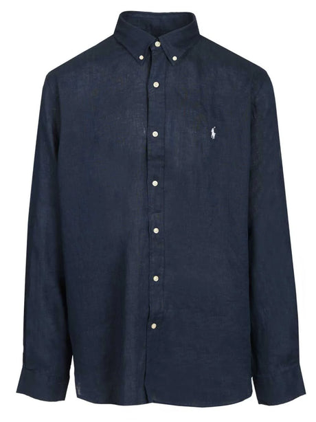 Polo Ralph Lauren Lightweight Linen Shirt - Blue