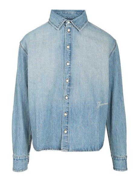 Jacquemus Denim Shirt De-NîMes Simon - Sky Blue