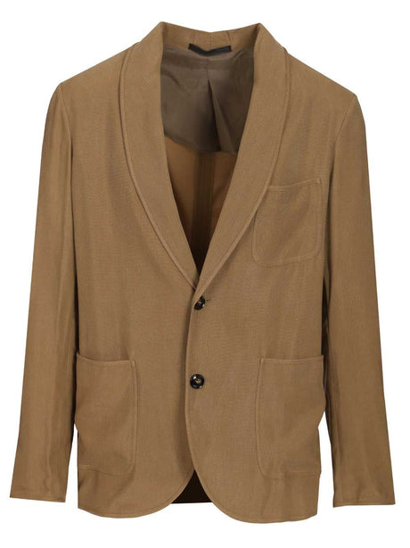 Giorgio Armani Deconstructed Blazer - Beige