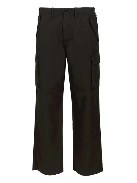 Burberry Cotton Cargo Pants - Black