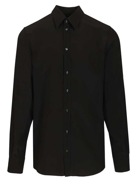 Dolce & Gabbana Silk CrêPe De Chine Shirt - Black