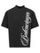 Balenciaga Cursive T-Shirt - Black