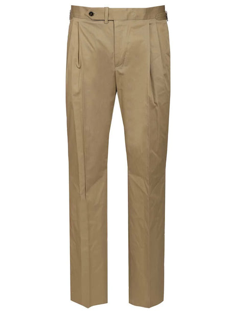 Dolce & Gabbana Stretch Gabardine Trousers - Green
