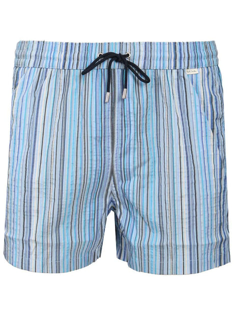 Paul Smith Signature Jacquard Shorts - Blue