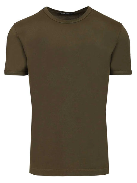 Dolce & Gabbana Cotton T-Shirt - Brown