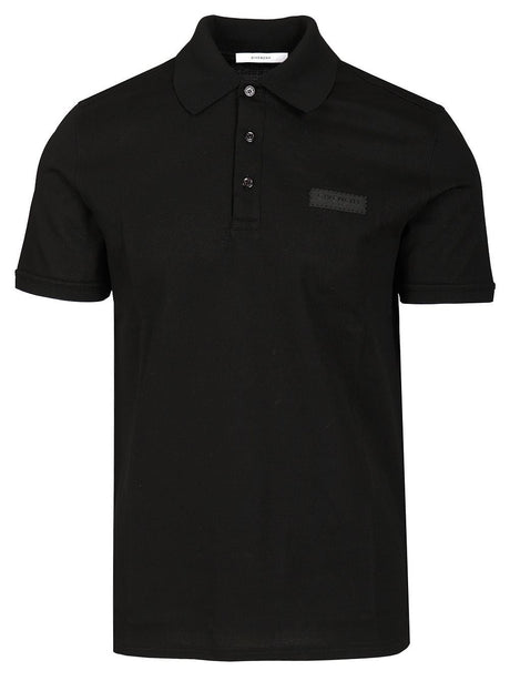 Givenchy Regular Fit Short Sleeve Polo - Black
