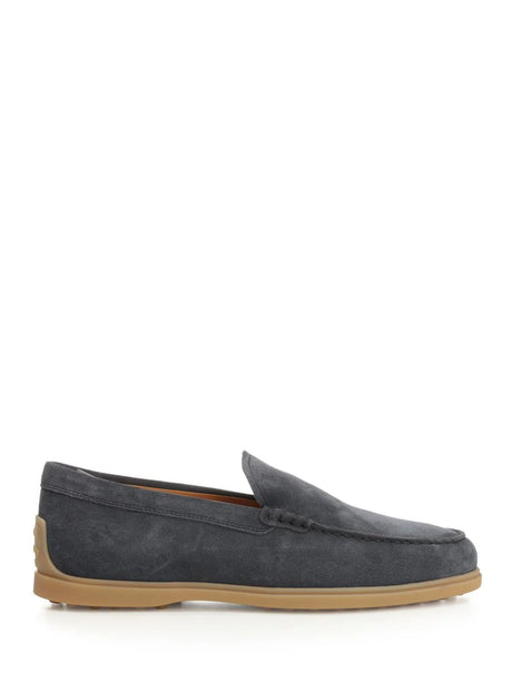 Tod'S Suede Moccasin Slipper - Blue